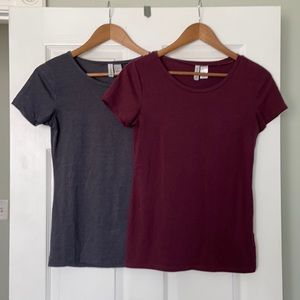 Divided by H&M tees - 2 for 1! Semi-fitted